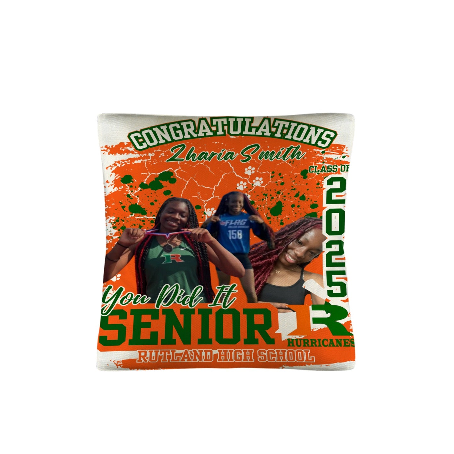 Grad Pillow Case (One Side)