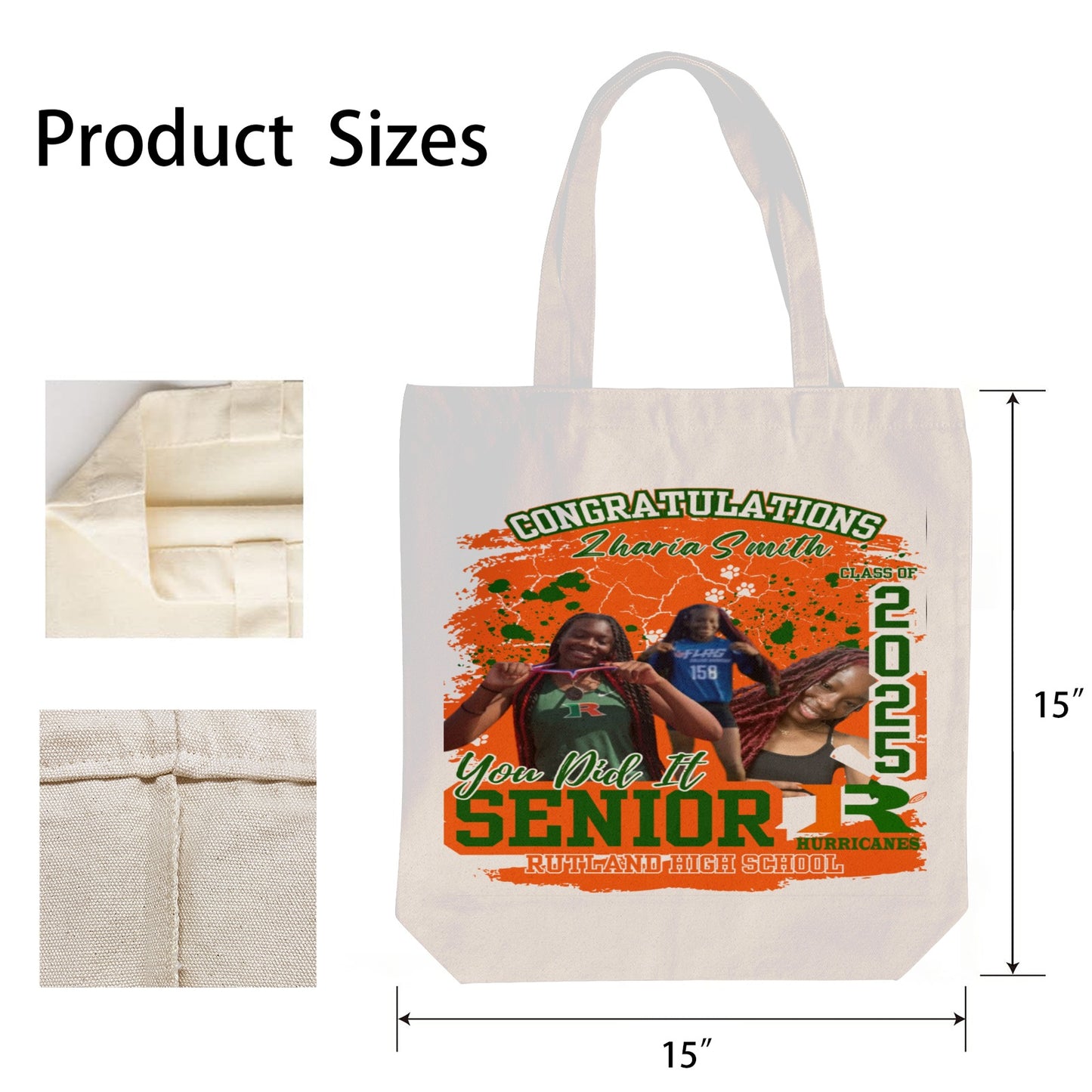 Grad Cotton Tote Bag