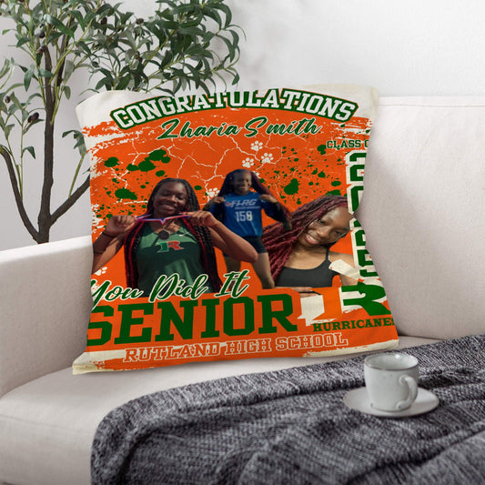 Grad Pillow Case (One Side)